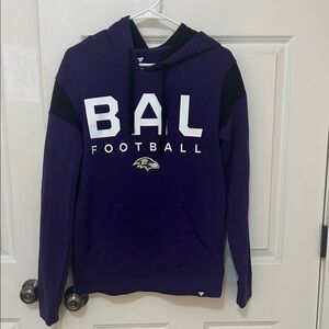 Baltimore Ravens Football hoodie sweatshirt size small purple fanatics